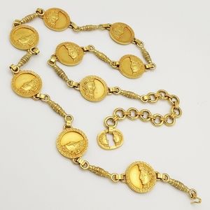 Versace Vintage Medusa Chain Belt